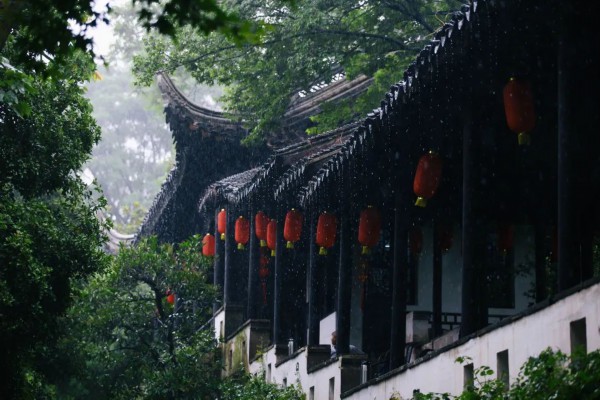 无锡最新雨，一场秋雨一场凉，城市画卷中的细腻笔触